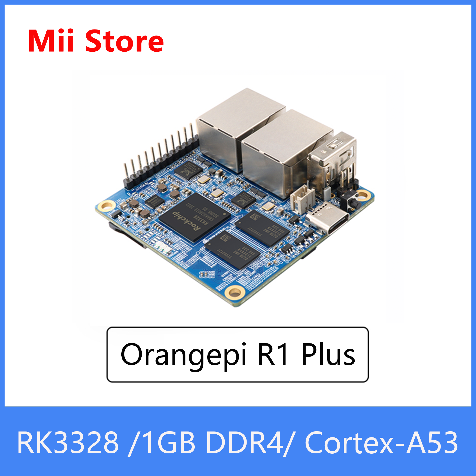 Orange Pi R1 Plus LTS 1GB RAM, Rockchip RK3328, ..
